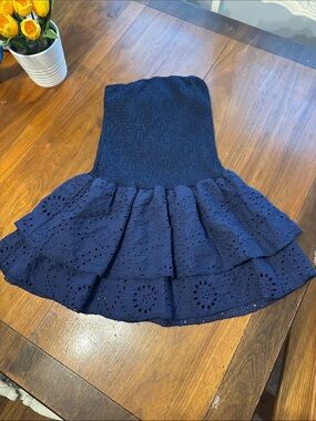 Navy mini dress size small NWOT
